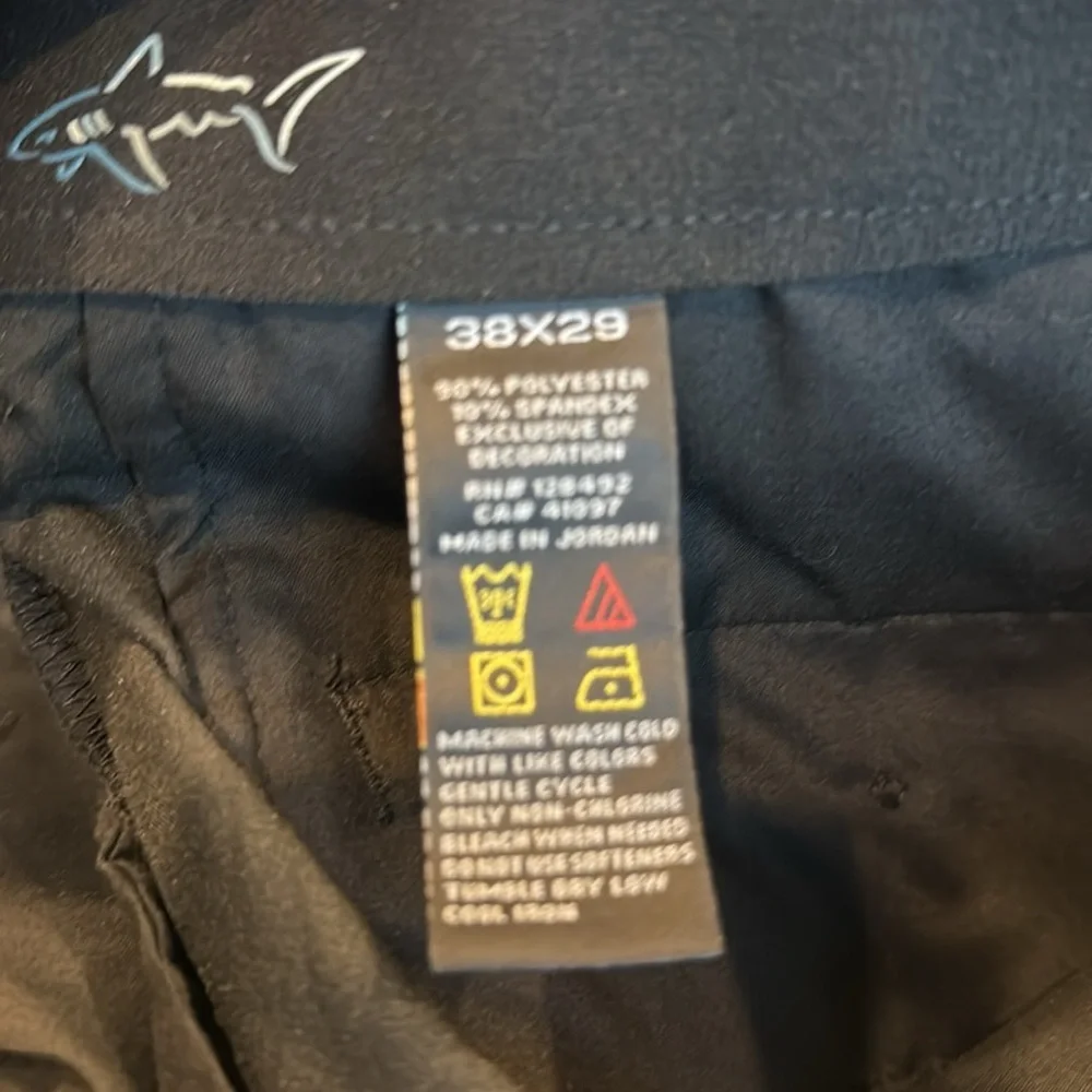 Greg Norman Men’s Jordan Black Golf Performance Pant Men’s 38x29 - Picture 7 of 8